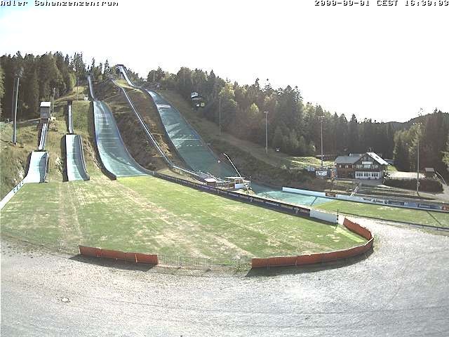 Archived image Webcam Ski jump centre (Black Forest)