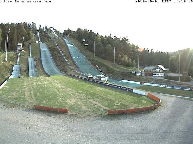 Archived image Webcam Ski jump centre (Black Forest)