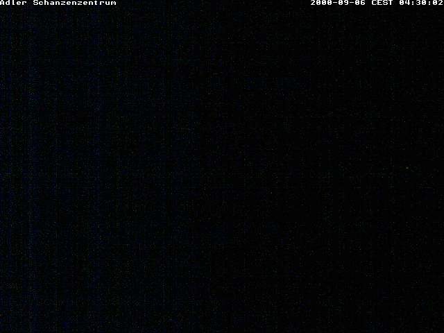 Archived image Webcam Ski jump centre (Black Forest)