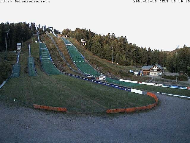 Archived image Webcam Ski jump centre (Black Forest)