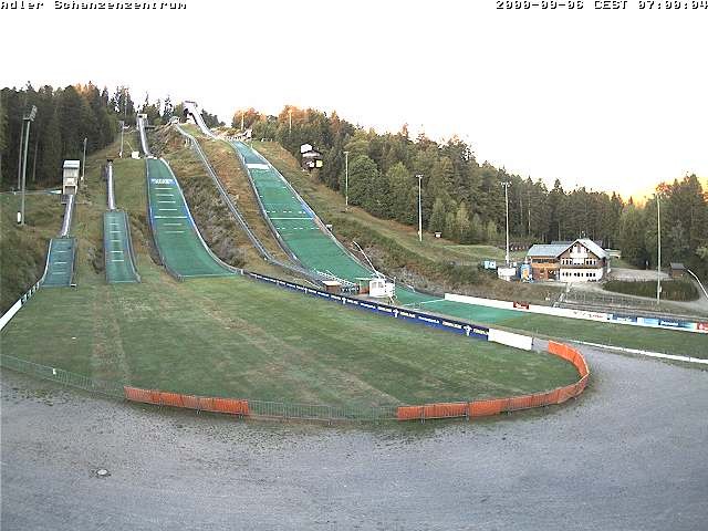 Archived image Webcam Ski jump centre (Black Forest)