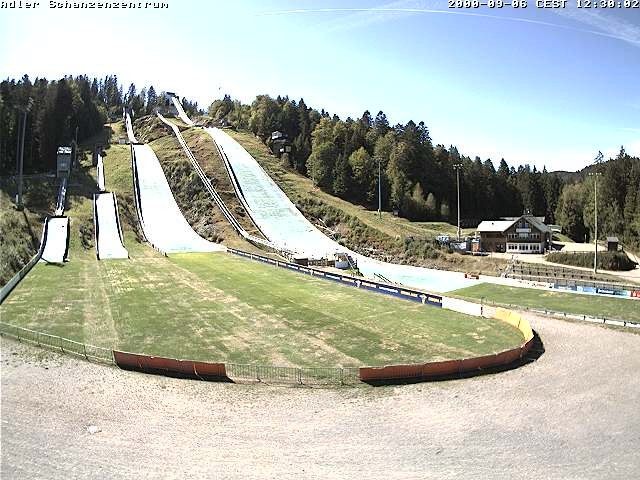 Archived image Webcam Ski jump centre (Black Forest)