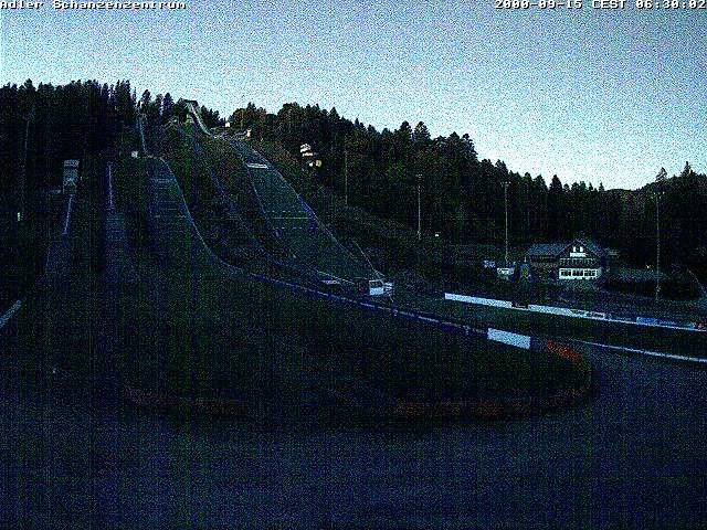 Archived image Webcam Ski jump centre (Black Forest)