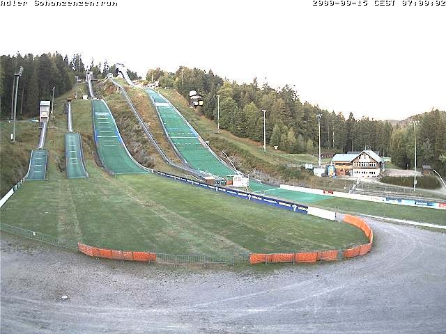 Archived image Webcam Ski jump centre (Black Forest)