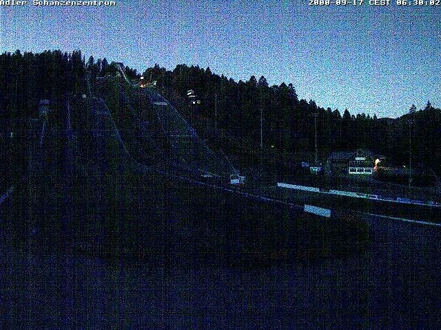 Archived image Webcam Ski jump centre (Black Forest)