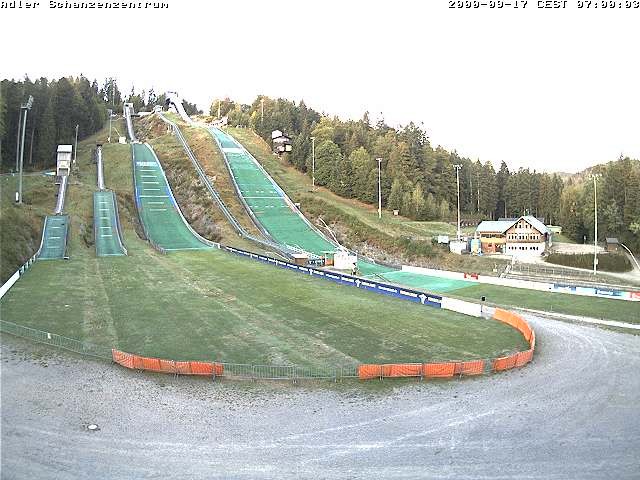 Archived image Webcam Ski jump centre (Black Forest)