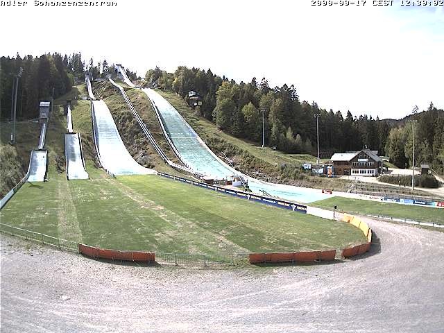 Archived image Webcam Ski jump centre (Black Forest)