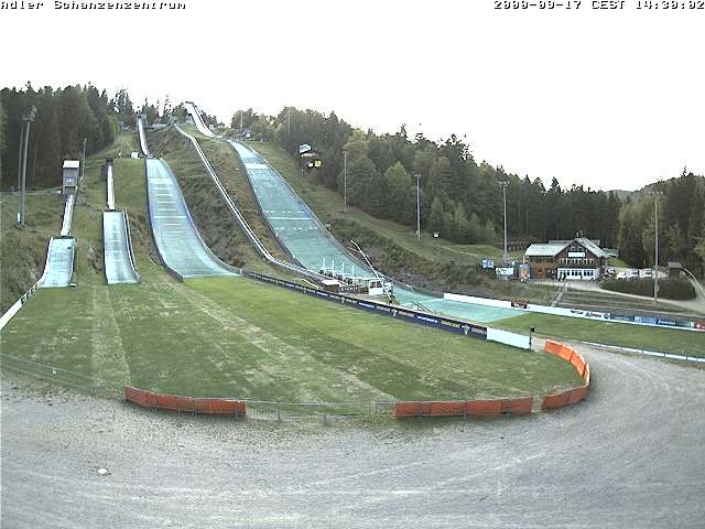Archived image Webcam Ski jump centre (Black Forest)