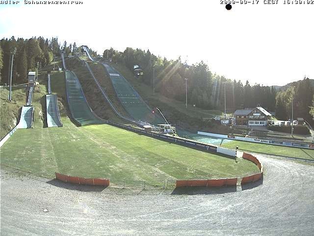 Archived image Webcam Ski jump centre (Black Forest)