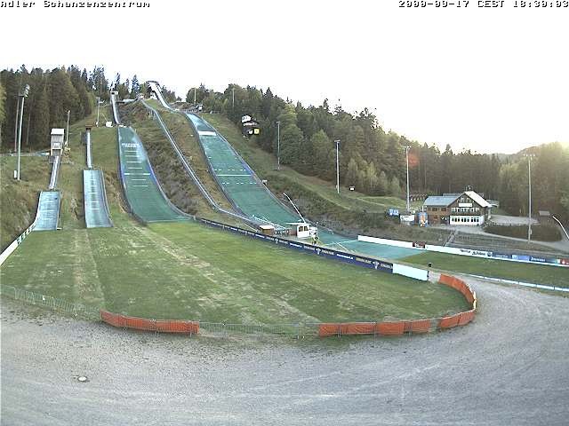 Archived image Webcam Ski jump centre (Black Forest)