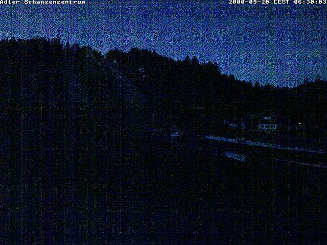 Archived image Webcam Ski jump centre (Black Forest)