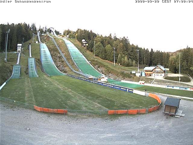 Archived image Webcam Ski jump centre (Black Forest)