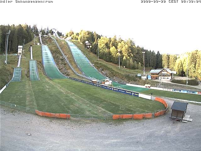 Archived image Webcam Ski jump centre (Black Forest)