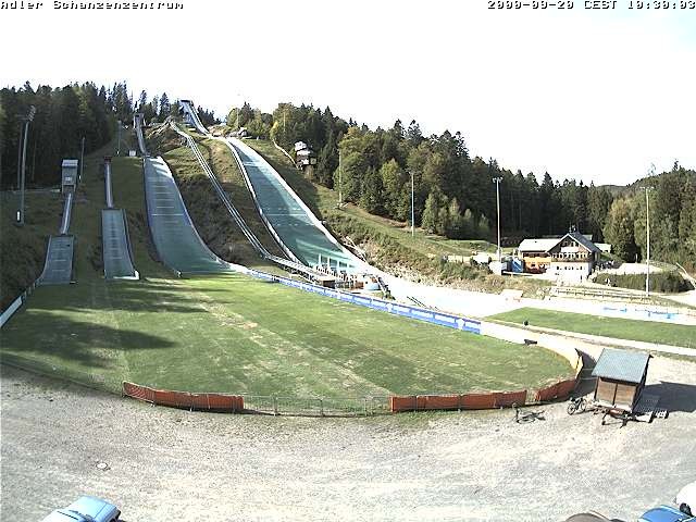 Archived image Webcam Ski jump centre (Black Forest)