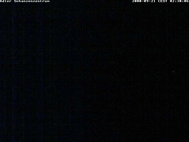 Archived image Webcam Ski jump centre (Black Forest)