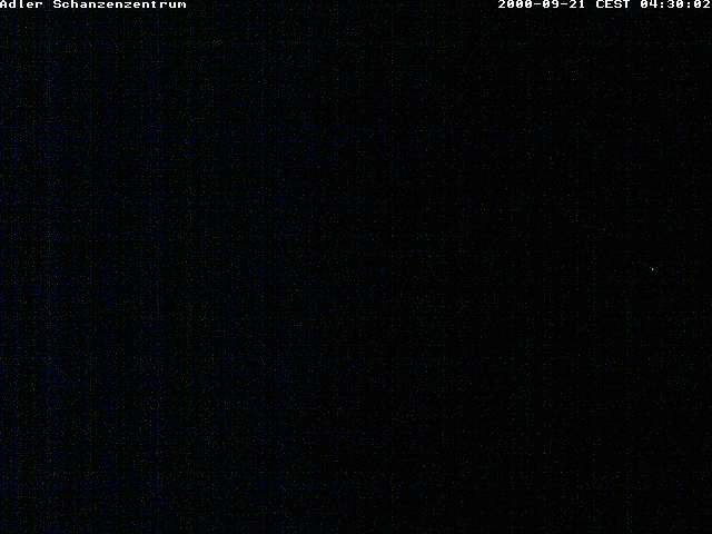 Archived image Webcam Ski jump centre (Black Forest)