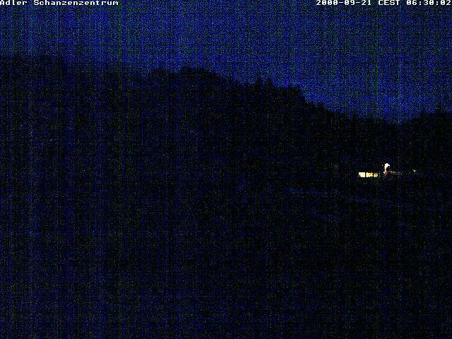 Archived image Webcam Ski jump centre (Black Forest)