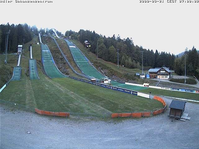 Archived image Webcam Ski jump centre (Black Forest)