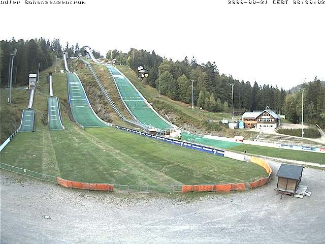 Archived image Webcam Ski jump centre (Black Forest)