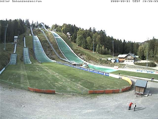 Archived image Webcam Ski jump centre (Black Forest)