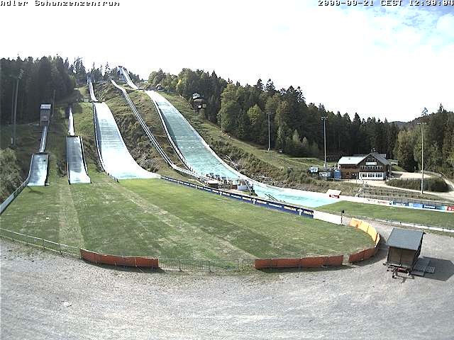 Archived image Webcam Ski jump centre (Black Forest)