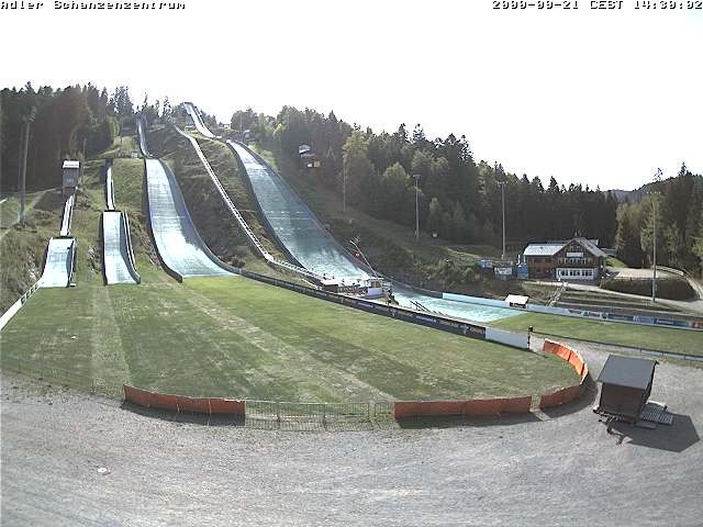 Archived image Webcam Ski jump centre (Black Forest)
