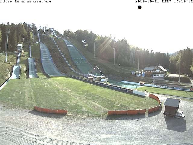 Archived image Webcam Ski jump centre (Black Forest)
