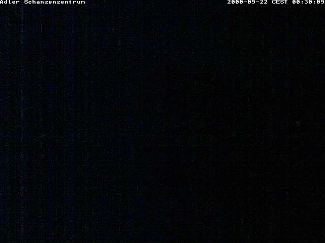 Archived image Webcam Ski jump centre (Black Forest)