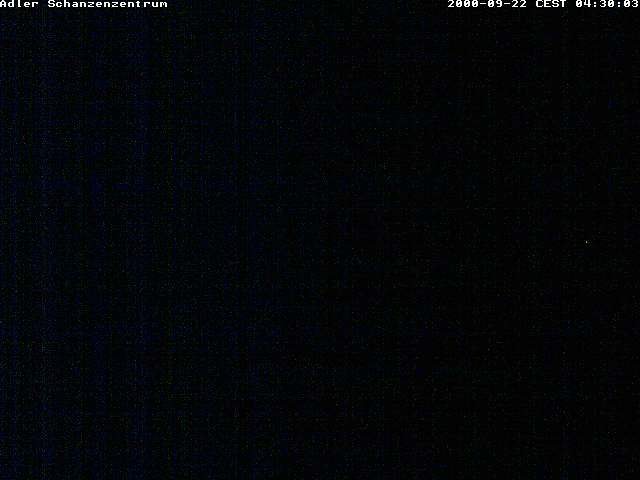 Archived image Webcam Ski jump centre (Black Forest)