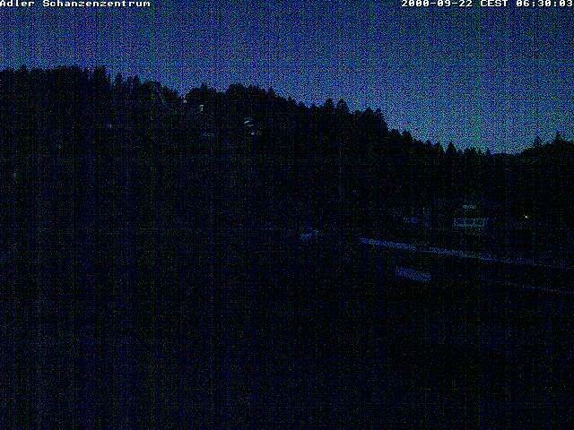 Archived image Webcam Ski jump centre (Black Forest)