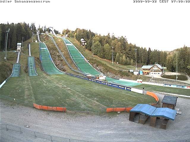 Archived image Webcam Ski jump centre (Black Forest)