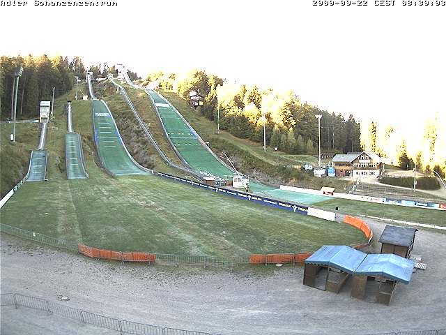 Archived image Webcam Ski jump centre (Black Forest)