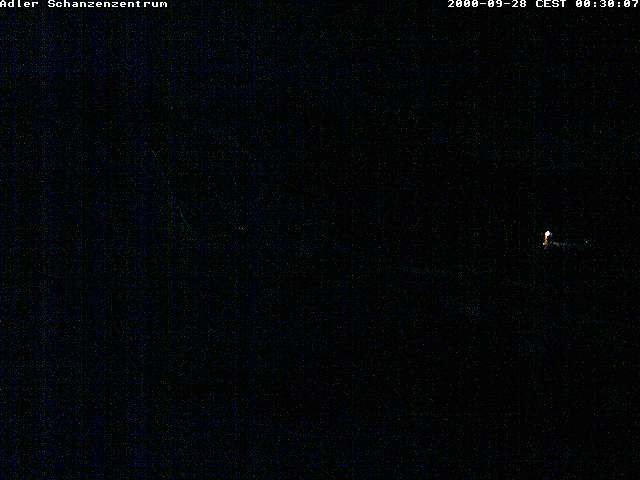 Archived image Webcam Ski jump centre (Black Forest)