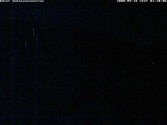 Archived image Webcam Ski jump centre (Black Forest)