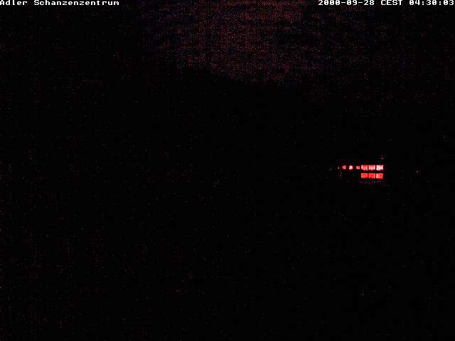 Archived image Webcam Ski jump centre (Black Forest)