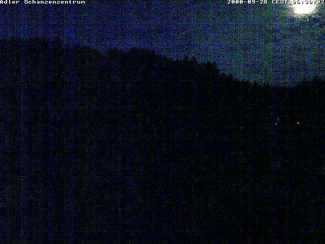 Archived image Webcam Ski jump centre (Black Forest)