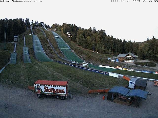 Archived image Webcam Ski jump centre (Black Forest)