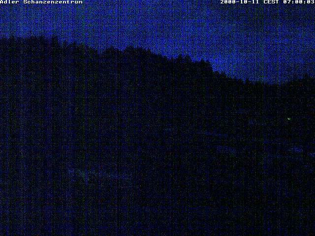 Archived image Webcam Ski jump centre (Black Forest)