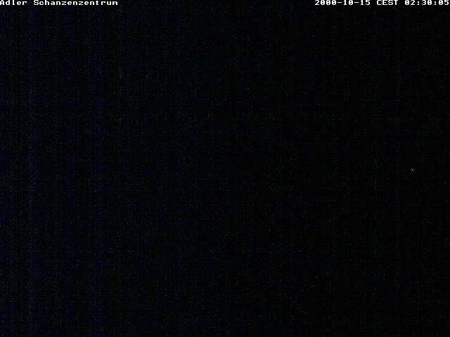 Archived image Webcam Ski jump centre (Black Forest)