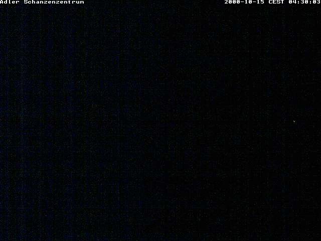Archived image Webcam Ski jump centre (Black Forest)