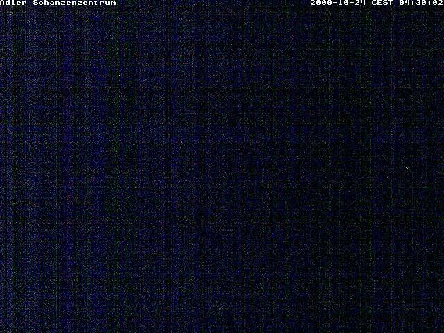 Archived image Webcam Ski jump centre (Black Forest)