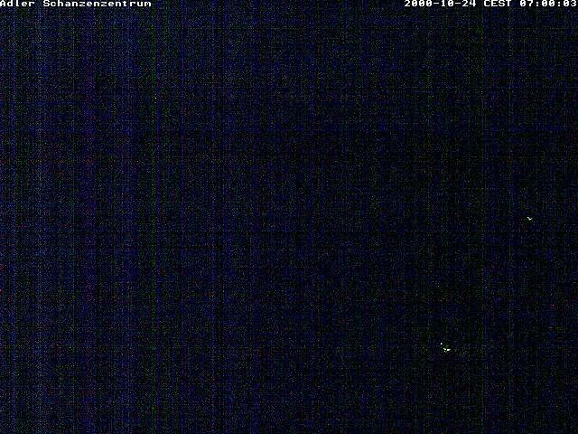 Archived image Webcam Ski jump centre (Black Forest)