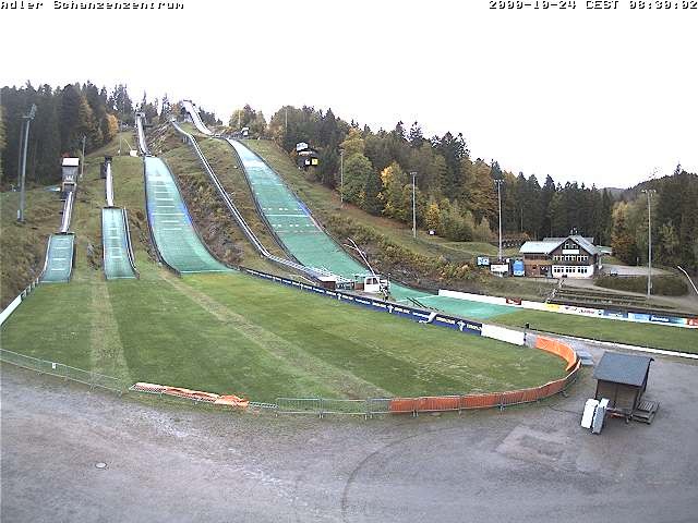 Archived image Webcam Ski jump centre (Black Forest)