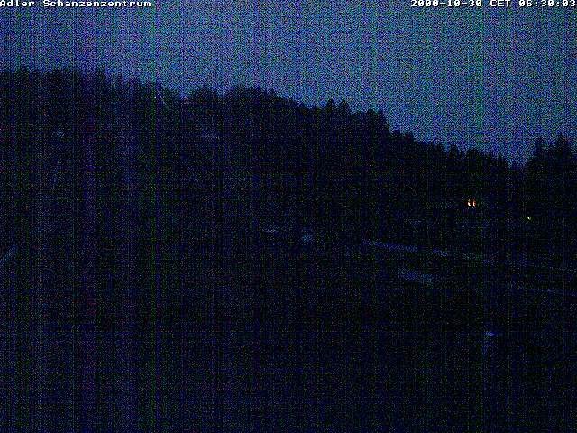 Archived image Webcam Ski jump centre (Black Forest)