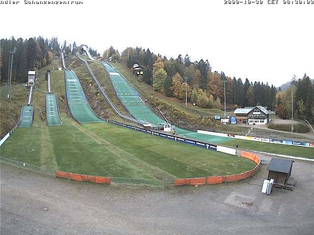 Archived image Webcam Ski jump centre (Black Forest)