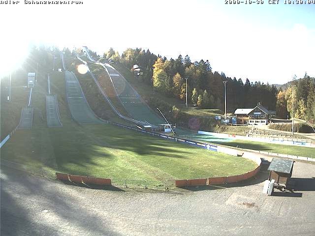 Archived image Webcam Ski jump centre (Black Forest)