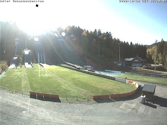 Archived image Webcam Ski jump centre (Black Forest)