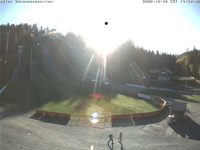 Archived image Webcam Ski jump centre (Black Forest)