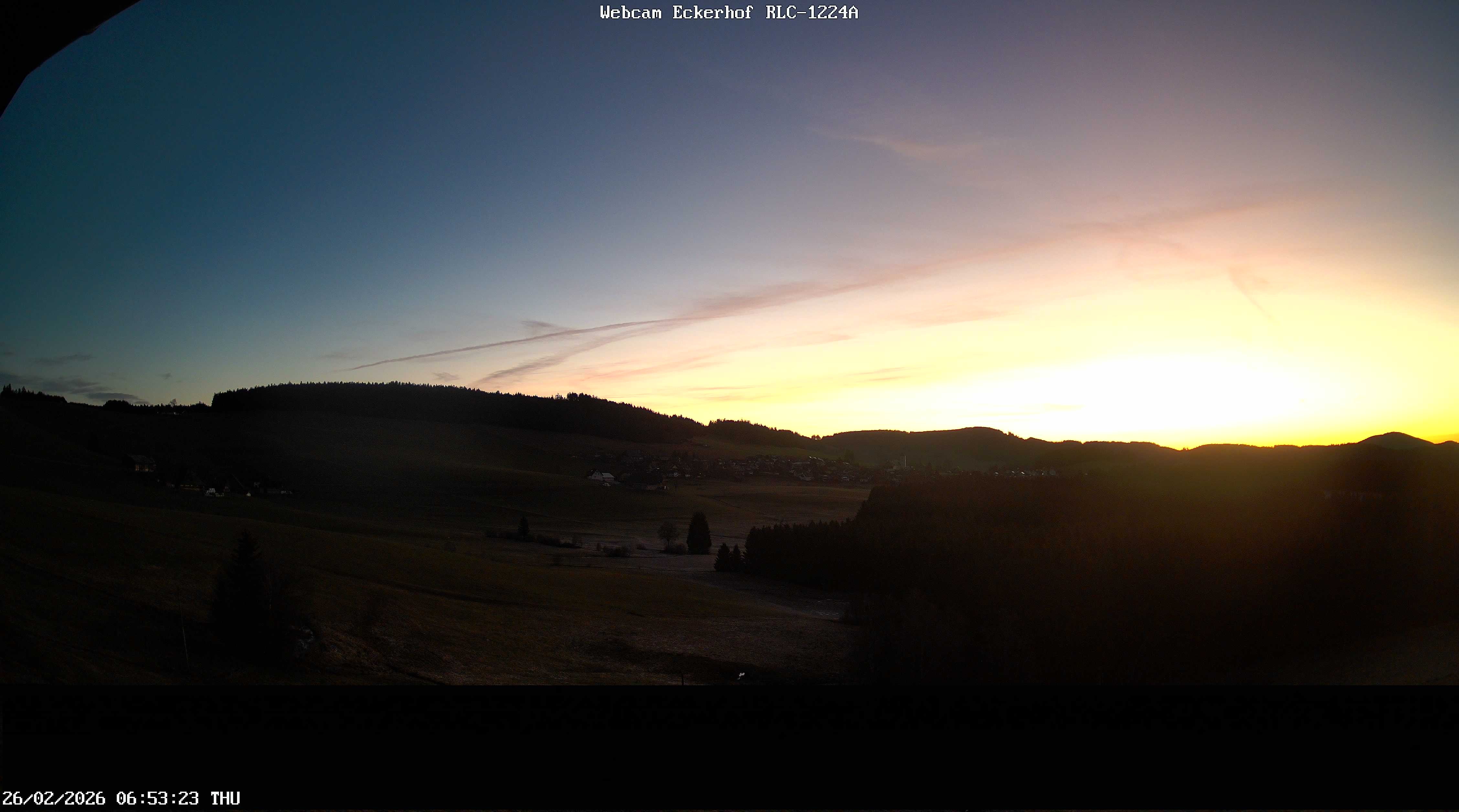 Archived image Webcam Breitnau (Black Forest)