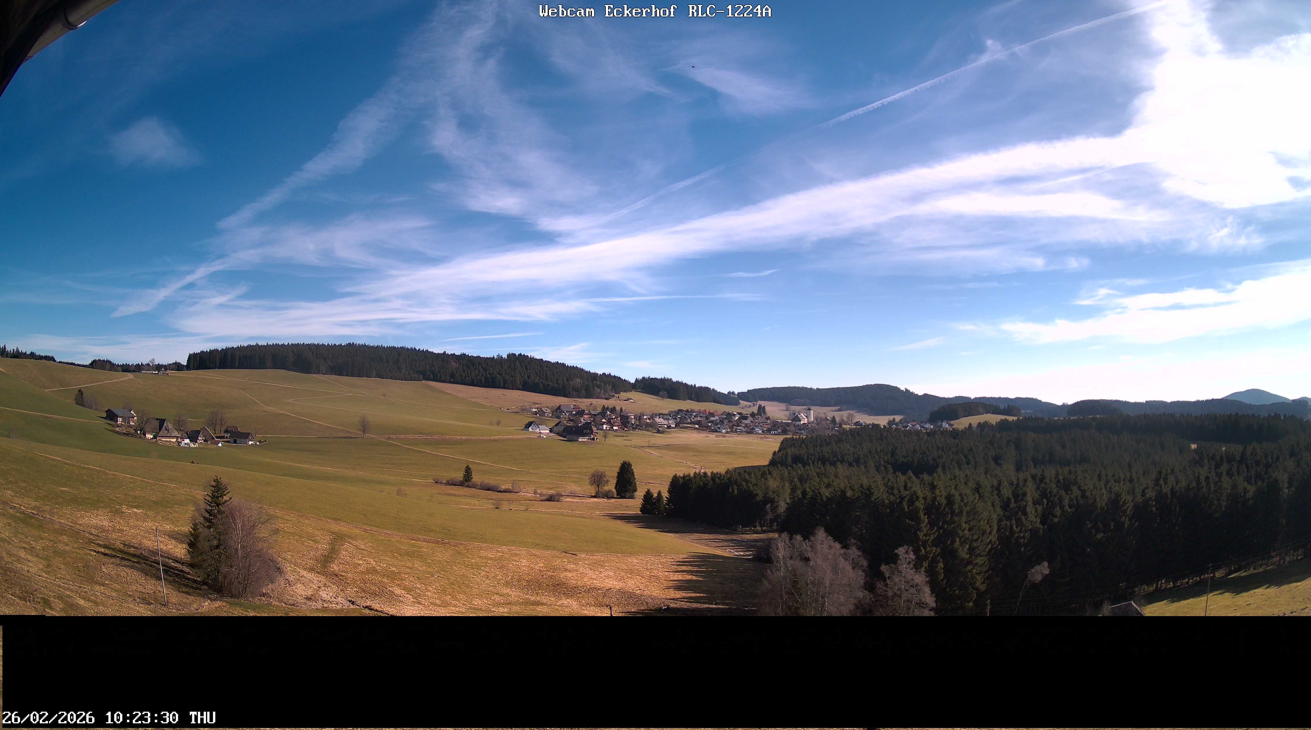 Archived image Webcam Breitnau (Black Forest)